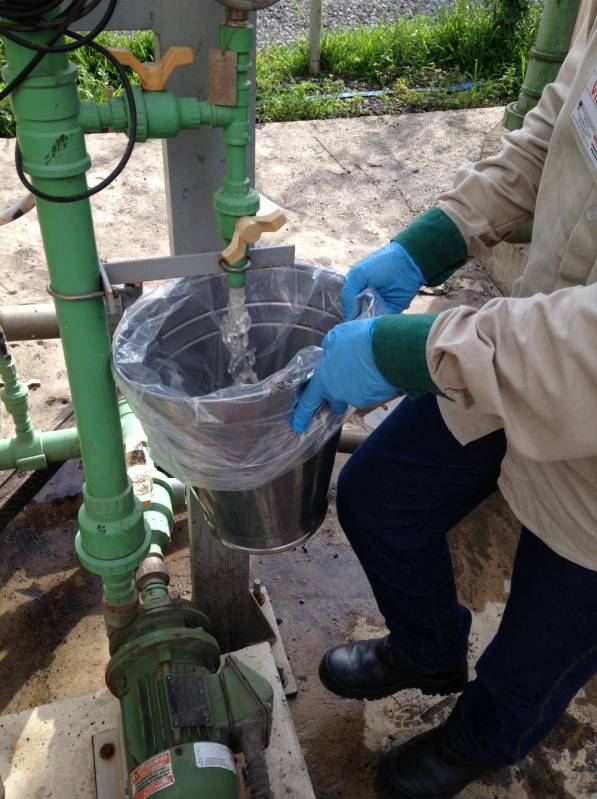 Caracterização de água Residuária Anália Franco - Laboratório de Caracterização de Resíduos Sólidos
