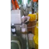 coleta de amostras de águas e efluentes