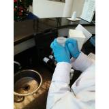 coleta e análise microbiológica Glicério